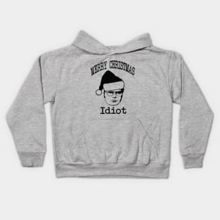 Merry Christmas Idiot Kids Hoodie